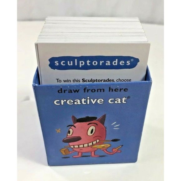 Cranium Board Game Creative Cat Blue Playing Cards Deck Replacement Parts 2004 - Picture 2 of 5
